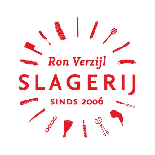 Logo van Slagerij ron verzijl